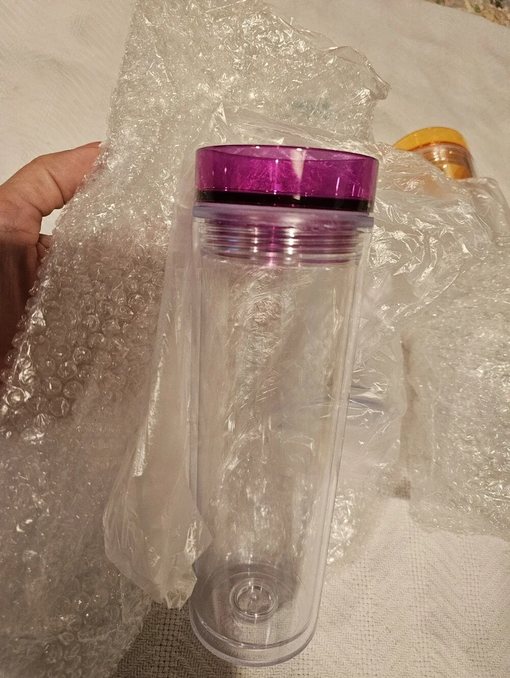 3-Pack Colorful Clear Tumbler Set